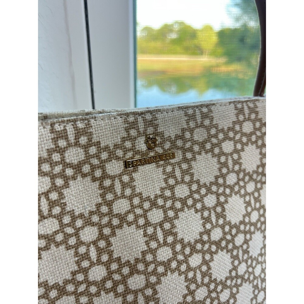Spartina 449 Daufuskie Lauren Garden Fabric Island Shoulder Bag Tote - Picture 4 of 15